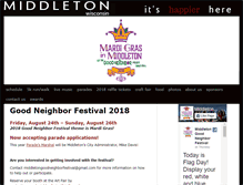 Tablet Screenshot of goodneighborfestival.com